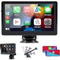 Portable Apple Carplay Screen Android Auto Wireless Car Stereo 7 Inch