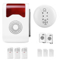 Home Security System, 3x Motion Detectors, 3x Door Sensor,Smoke Detector, 2x Remote Controls