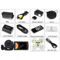Digital Video Camera -1/4 Inch 5MP CMOS Sensor, 1080p Video, 24 MP Photos, Anti-Shake,Touch Screen