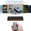5 To 1 HDMI Switch Box - 4K 3840x2160 Support, Dolby Digital, 60FPS, Remote Control