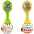 Fisher-Price Rattle 'n Rock Maracas - Two Piece, Green and Yellow