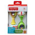 Fisher-Price Rattle 'n Rock Maracas - Two Piece, Green and Yellow