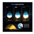 Camping Tent Lantern Bulb Lights - 4 Pack Multi Color - Includes 12 AAA Batteries