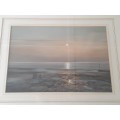 Beautiful Watercolour Painting of the sea Framed (61cm by 50cm with frame size)