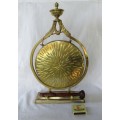 GENUINE ANTIQUE GILT BRASS DINNER GONG~WILLIAM TONKS & SON 1860/70s