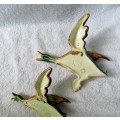 SET PERFECT BESWICK MALLARD GEESE RETRO WALL PLAQUES~PLUS LARGE ONE FOR FREE!!!