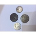 GERMANY 1875 1915 1894 COINS LOT OF 3 AND FREE 1960 COIN