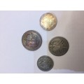 GERMANY 1875 1915 1894 COINS LOT OF 3 AND FREE 1960 COIN