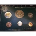 MALAWI PROOFSET 6COINS IN PLASTIC COVER