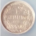 BUY NOW!!!! $$ All must GO!  - SOUTH AFRICA ZAR 1892 1 SHILLING UNC/XF SILVER