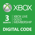 Xbox Live Gold 3 Month Membership (Digital keycode)