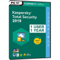 Kaspersky TOTAL SECURITY 2019 2020 +Email Delivery (1 Device, 1 Year -Global Key-)