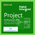 Microsoft Project Professional 2019 64/32bit - Activation Product Key 1 PC