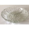 SNACK TRAY WITH THREE DIVISIONS MADE IN FRANCE - 19CM