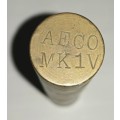 Vintage AECO MKIV Rifle Cleaning Brass Oiler