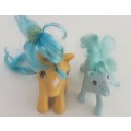 Vintage Hasbro My Little Ponies (Bubbles and Peach Blossom)