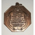 Vintage 1937 Society of Miniature Rifle Clubs Coronation of King George 7th Medallion