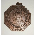 Vintage 1937 Society of Miniature Rifle Clubs Coronation of King George 7th Medallion