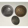 Imperial German (Schutztruppen) Uniform Buttons