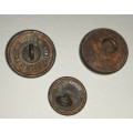 Imperial German (Schutztruppen) Uniform Buttons