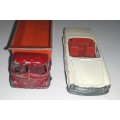 Vintage Matchbox Cars - Mercedes and Dump Truck