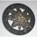 Vintage German Alpine Club 25 Year Badge