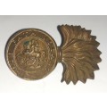 British Royal Northumberland Fusiliers Collar Badge