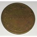 Vintage Swedish Stockholms Stadshus 1 Krona Token