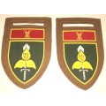SADF 9th Infantry Division Tupper Flashes with Chief of Army Command Bars