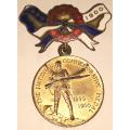 Transvaal War 1899-1900 Daily Mail The National Commemorative Medal - Ribbon Variety