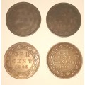 Canadian One Cent Coins
