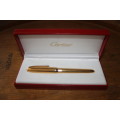 Cartier Gold plated fountain pen