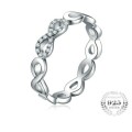 Sterling Silver Infinity Forever Love Ring