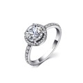 Classic Sterling Silver Cubic Zirconia Ring
