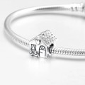 925 Sterling Silver Sweet Home Charm