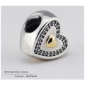 925 Sterling Silver Always In My Heart Charm
