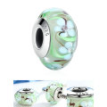 925 Sterling Silver Murano Glass Charm