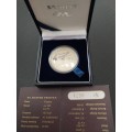 2 x silver R1 Protea 1995 coins