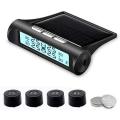 X6 Wireless Solar Tyre Pressure Monitoring System TPMS with Black and White LED