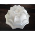 Pair of English (possibly Shelley) jelly or blancmange moulds