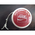 Vintage Bilingual Genuine Russell Professional Coca Cola Yo-Yo. Enjoy / Geniet Coke