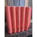 Uncle Arthur's Bedtime Stories.  5 Volume Set. 1951. Bound in the Union of South Africa