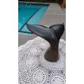 Solid Stone Whale Tail Ornament/Paperweight