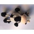 Cow soft toy keyring