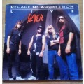 Slayer-Decade of Aggression,eu 2xlp vg+,sleeve vg-(spine damage)