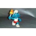 Vintage Collectible Smurf : 2.0030 Torchbearer Smurf
