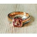 18ct Rose Gold Morganite Ring