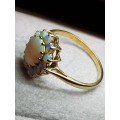Opal Yellow Gold Ring