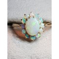 Opal Yellow Gold Ring