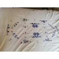 Hand embroided tablecloth